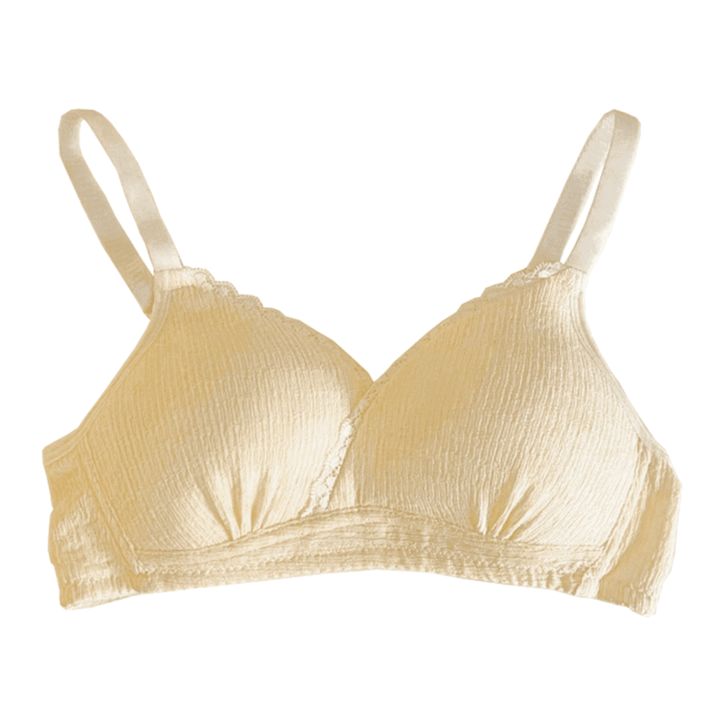 Beige Lace Criss-Cross Bralette 1pc - LMCHING Group Limited