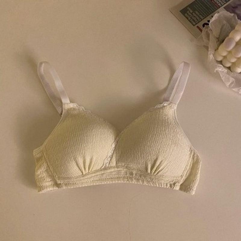 Beige Lace Criss-Cross Bralette 1pc - LMCHING Group Limited