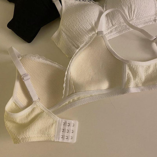 Beige Lace Criss-Cross Bralette 1pc - LMCHING Group Limited