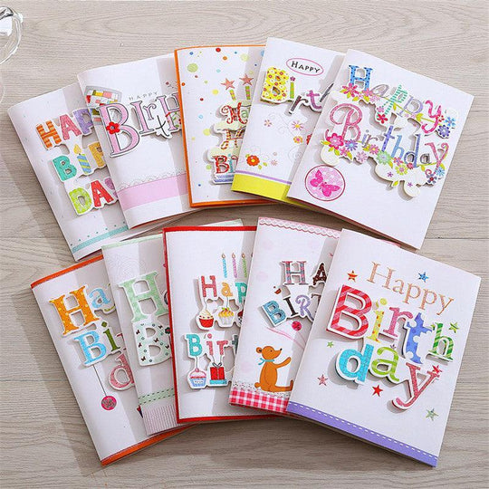Birthday Card With Music (Star) 1pc - LMCHING Group Limited