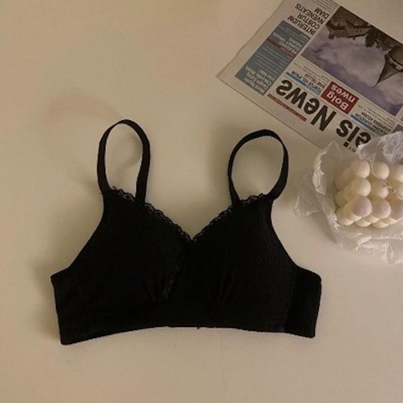 Black Lace Criss-Cross Bralette 1pc - LMCHING Group Limited