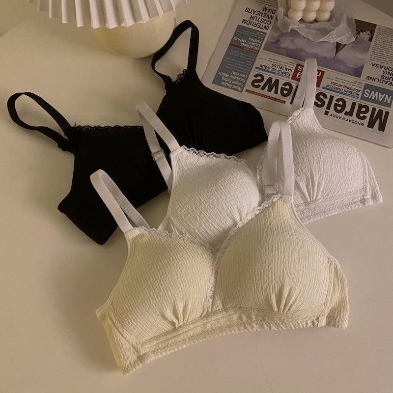 Black Lace Criss-Cross Bralette 1pc - LMCHING Group Limited