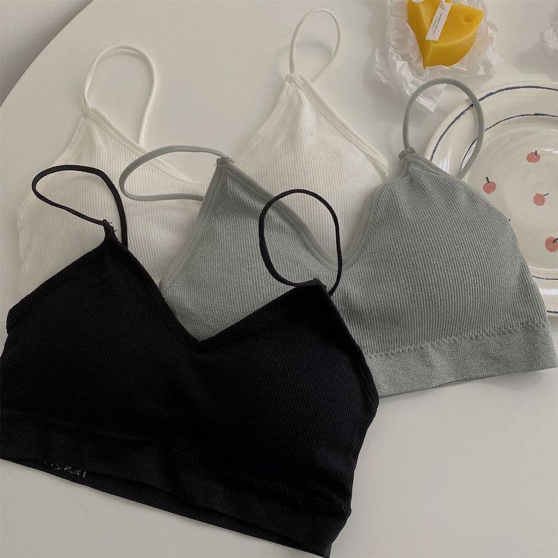 Black The Bralette Sports Bra (With Detachable Chest Pad) 1pc - LMCHING Group Limited