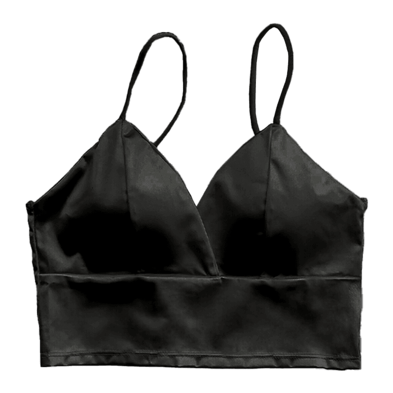 Black Tube Top Vest (With Chest Pad) 1pc - LMCHING Group Limited