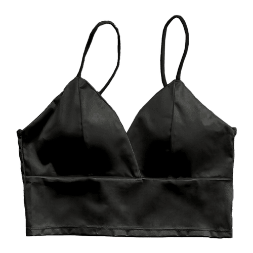 Black Tube Top Vest (With Chest Pad) 1pc - LMCHING Group Limited