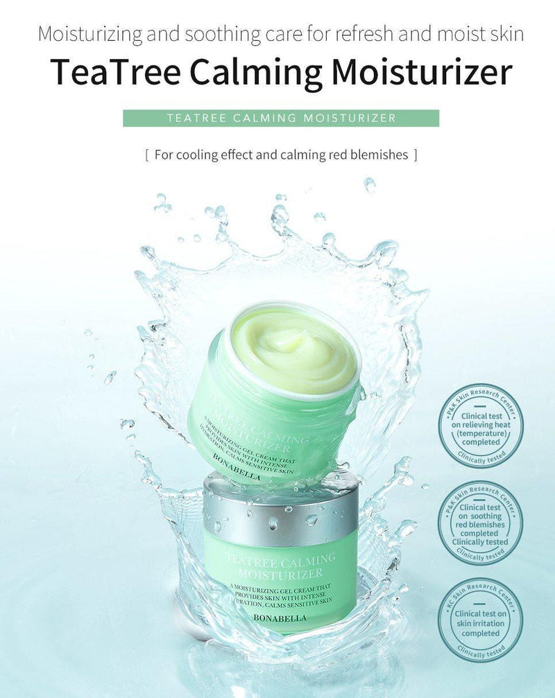 Bonabella Tea Tree Calming Moisturizer Gel Cream 70ml - LMCHING Group Limited