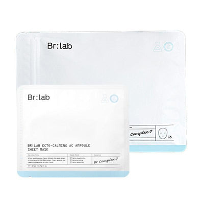 Br:lab Ecto-Calming AC Ampoule Sheet Mask 27ml x 5 - LMCHING Group Limited