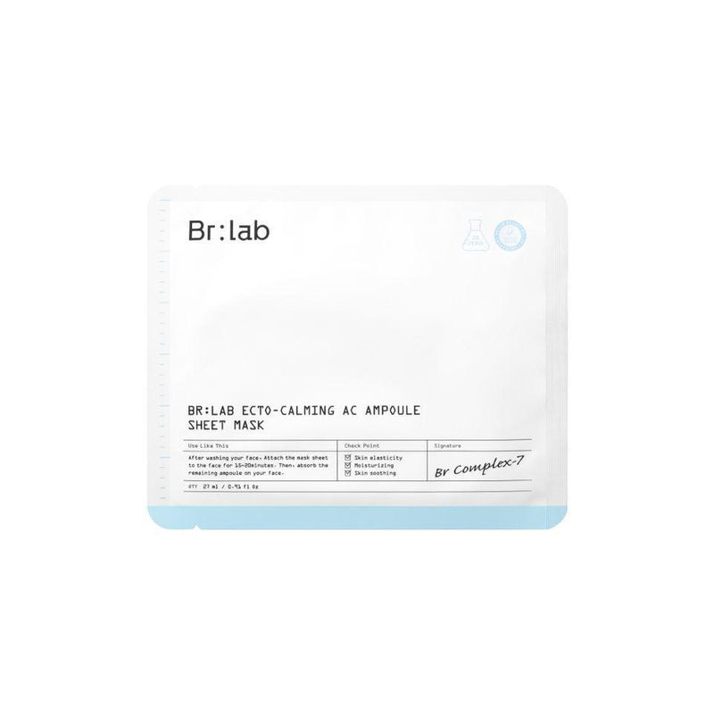 BR:LAB Ecto-Calming AC Ampoule Sheet Mask 27ml x 5 - LMCHING Group Limited