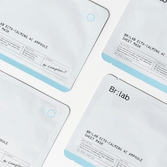 Br:lab Ecto-Calming AC Ampoule Sheet Mask 27ml x 5 - LMCHING Group Limited