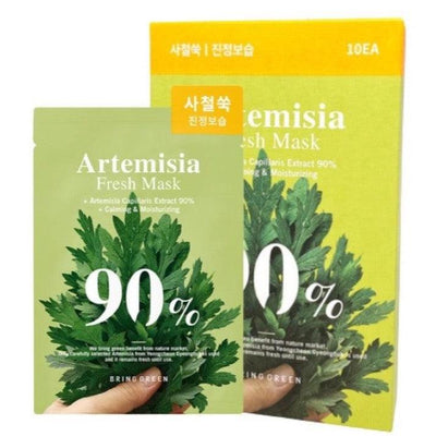 Bring Green Artemisia 90% Calming & Moisturising Fresh Mask 20g x 10 - LMCHING Group Limited