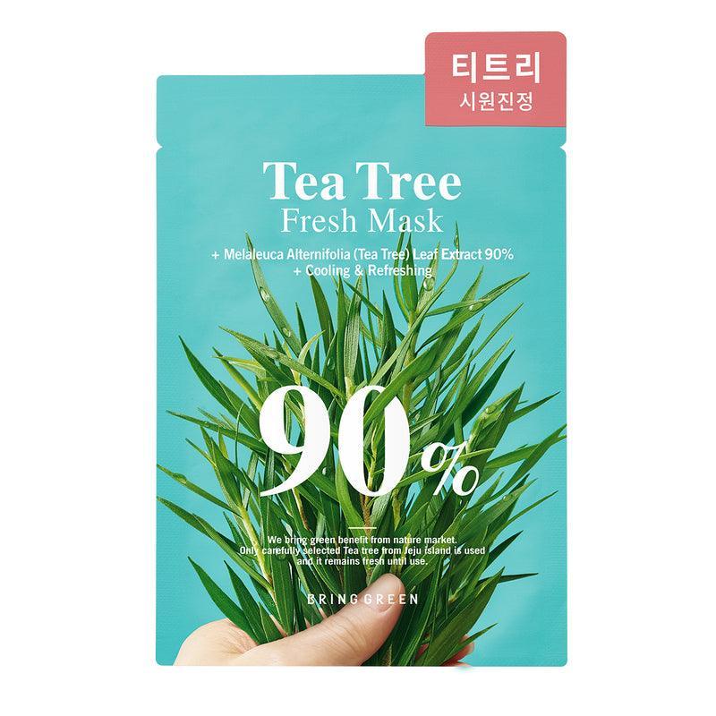 BRING GREEN Tea Tree 90% Cooling & Refreshing Fresh Mask 20g x 10 - LMCHING Group Limited