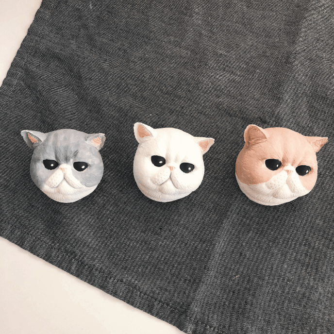 Bysolfactory USA Handmade Cute Cat Car Odor Eliminating Air Fresheners 1pc - LMCHING Group Limited