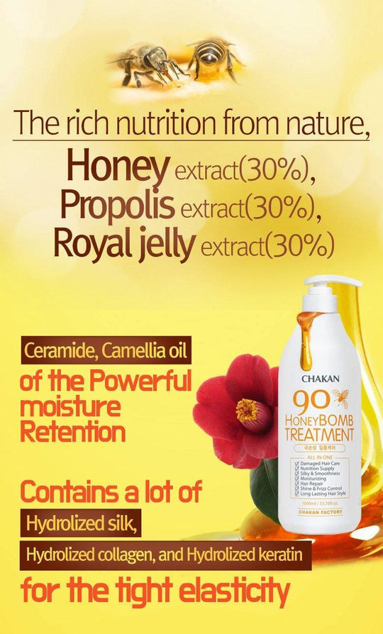 Chakan Factory 90% Honey Bomb Treatment 1000ml - LMCHING Group Limited