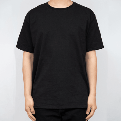 Champion Black T425 Plain Short-Sleeve T-Shirt (Korean Version) 1pc - LMCHING Group Limited