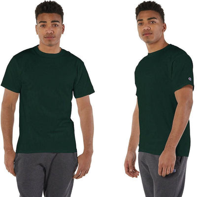 Champion Dark Green T425 Plain Short-Sleeve T-Shirt (Korean Version) 1pc - LMCHING Group Limited