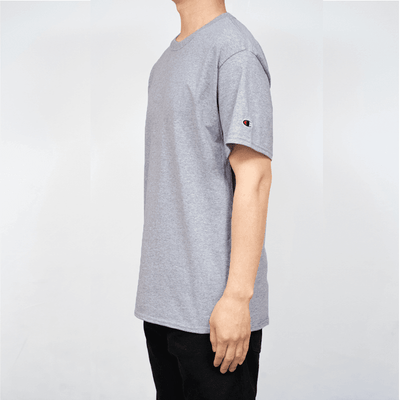 Champion Grey T425 Plain Short-Sleeve T-Shirt (Korean Version) 1pc - LMCHING Group Limited