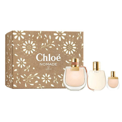 Chloe Nomade Eau De Parfum Geschenkset ( Körperlotion 100ml + EDP 5ml + EDP 75ml)