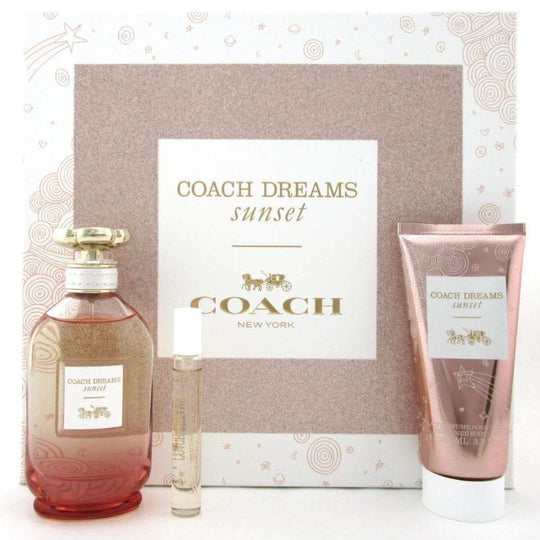 Coach New York Dreams Sunset Set (EDP 90ml + EDP 7.5ml + Body Lotion 100ml) - LMCHING Group Limited