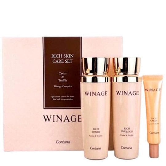 Coreana Winage Rich Skin Care Set (140ml x 2 + 30ml) - LMCHING Group Limited