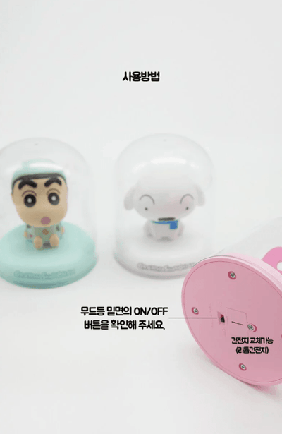 Crayon Shin Chan Figure Mini Mood Lamp (Crocodile) 1pc - LMCHING Group Limited