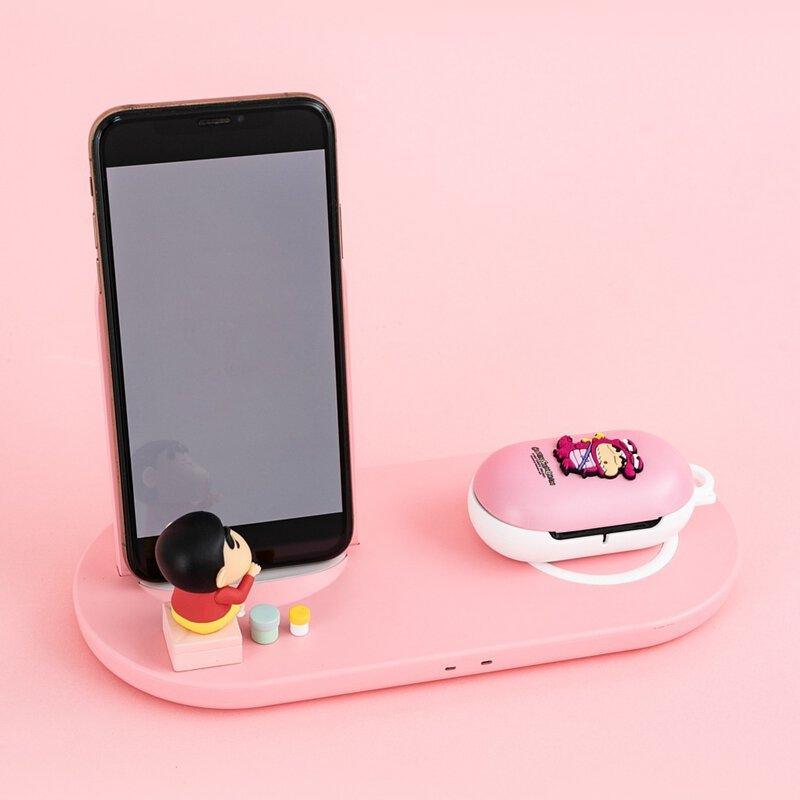 Crayon Shin Chan Mirror Dual Wireless Charging Pad 1pc - LMCHING Group Limited