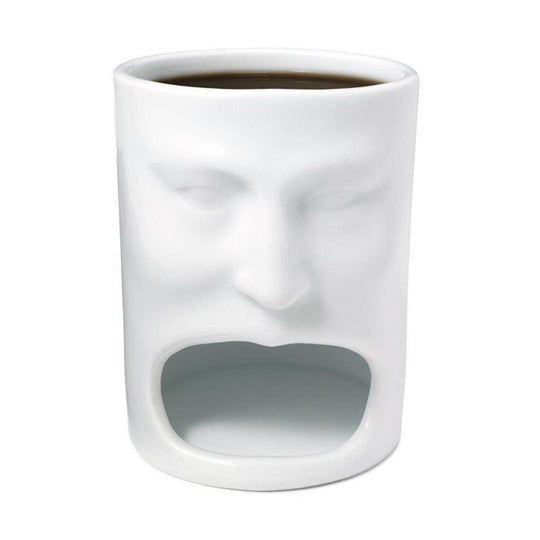 Creative Eating Face Mug 1pc - LMCHING Group Limited