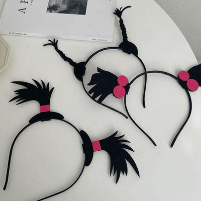 Cute Bowknot Pigtails Hair Band 1pc - LMCHING Group Limited