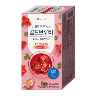 DAMTUH 韩国 零卡路里 冷泡士多啤梨茶 1.5g x 20包