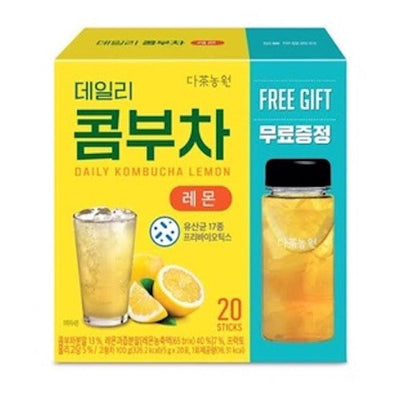 Danongwon Daily Kombucha limón 5g x 20 + Botella GRATIS 1ud