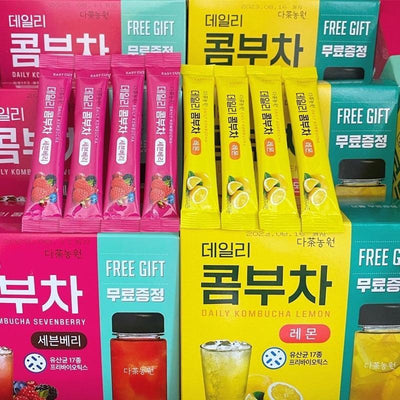Danongwon Daily Kombucha Lemon 5g x 20 + FREE Tumbler 1pc - LMCHING Group Limited