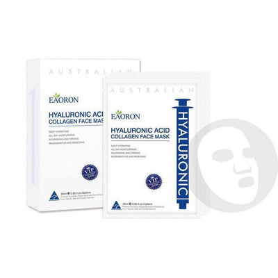 EAORON Hyaluronic Acid Collagen Facial Mask (Moisturising) 25ml x 5pcs - LMCHING Group Limited