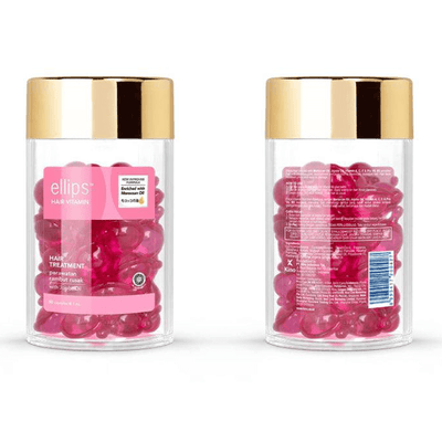 Ellips แฮร์ วิตามิน ออยล์ (สีชมพู) 1มล. x 50 ชิ้น