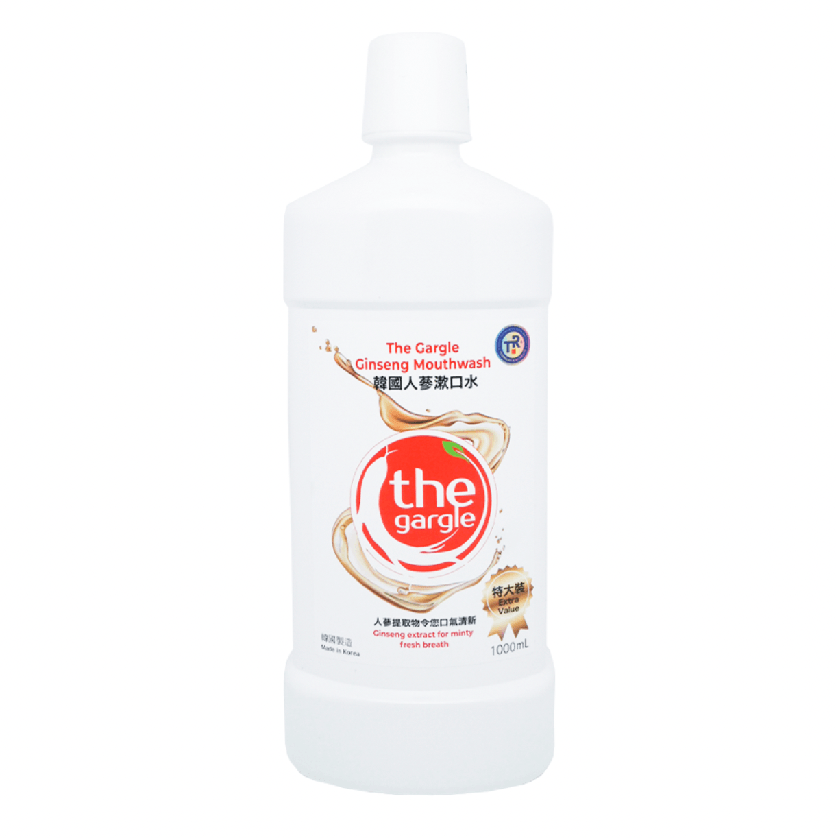 [Extra Value] the gargle 99.9% Sterilization Korean Ginseng Flavored Mouthwash 1000ml Liquid Mouth Freshner - LMCHING Group Limited