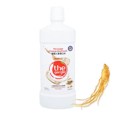 [Grand format] The Gargle Bain de bouche aromatisé au ginseng coréen stérilisé à 99,9% 1000ml