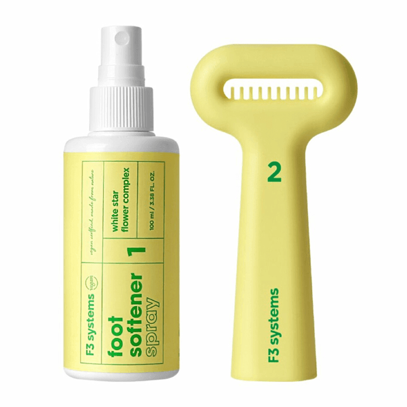 F3 Systems Foot Softener Spray & Callus Razor Kit (Spray 100ml + Callus Razor) - LMCHING Group Limited