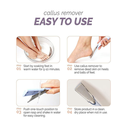 F3 Systems Stainless Steel Callus Remover 1pc - LMCHING Group Limited