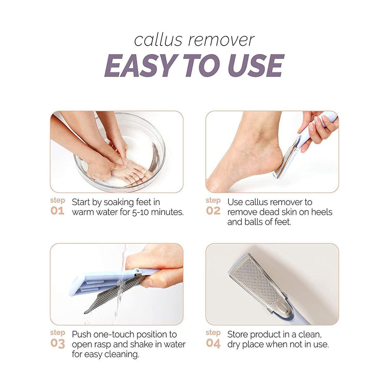 F3 Systems Stainless Steel Callus Remover 1pc - LMCHING Group Limited