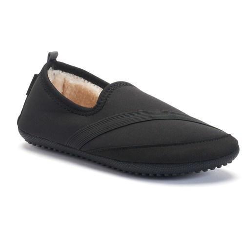 FITKICKS USA Kozikicks Men Barefoot Warm Fur Lining Slippers Shoes (Black) 1 Pair - LMCHING Group Limited