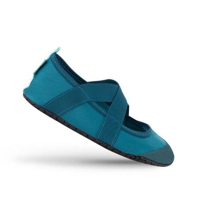 FITKICKS USA Women Crossovers Foldable Barefoot Shoes (Teal) 1 Pair - LMCHING Group Limited