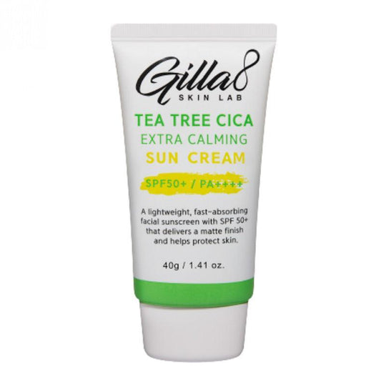 Gilla8 Tea Tree Cica Extra Calming Sun Cream SPF50+ PA++++ 40g - LMCHING Group Limited