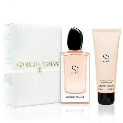 Giorgio Armani Bộ Sản Phẩm Si Eau De Perfume (Nước Hoa EDP 100ml + Kem Dưỡng Thể 75ml)