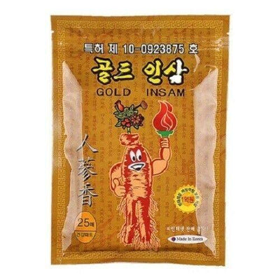 Gold Insam Ginseng Health Relax Pad Patch (Pain Relief) 25pcs/pack - LMCHING Group Limited