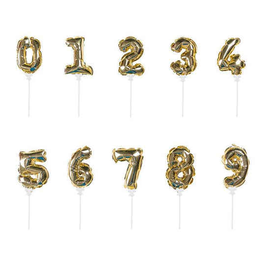 Golden Number Party Ballon 1pc - LMCHING Group Limited