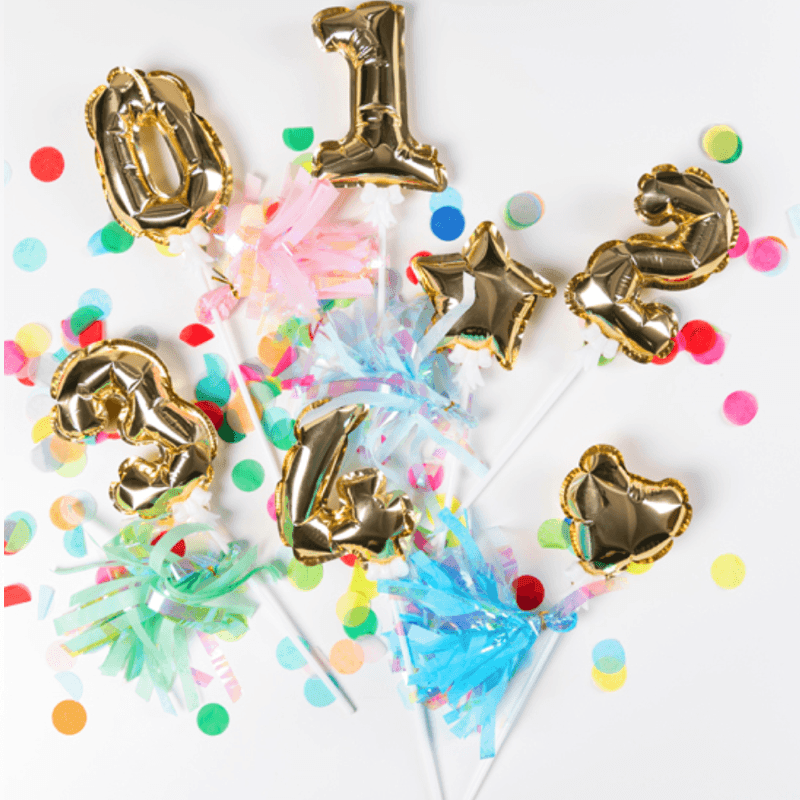 Golden Number Party Ballon 1pc - LMCHING Group Limited