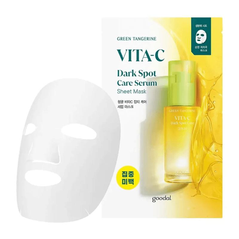 Goodal Green Tangerine Vita C Dark Spot Care Serum Sheet Mask 28g x 5 - LMCHING Group Limited