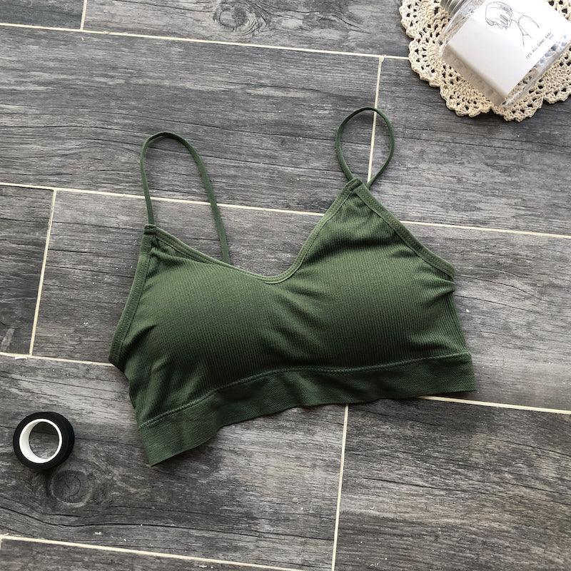 Green The Bralette Sports Bra (With Detachable Chest Pad) 1pc - LMCHING Group Limited