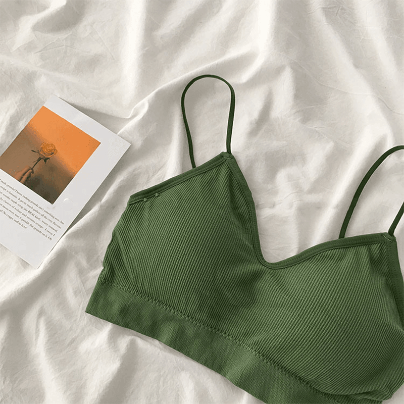 Green The Bralette Sports Bra (With Detachable Chest Pad) 1pc - LMCHING Group Limited
