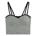 Grey Camisole Top (With Detachable Chest Pad) 1pc - LMCHING Group Limited