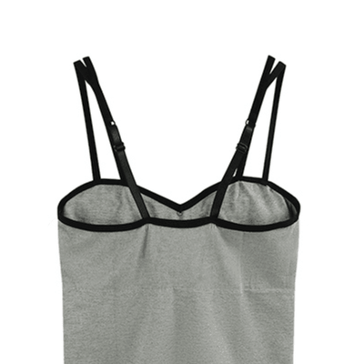 Grey Camisole Top (With Detachable Chest Pad) 1pc - LMCHING Group Limited