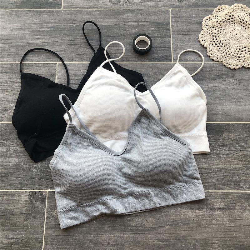 Grey The Bralette Sports Bra (With Detachable Chest Pad) 1pc - LMCHING Group Limited